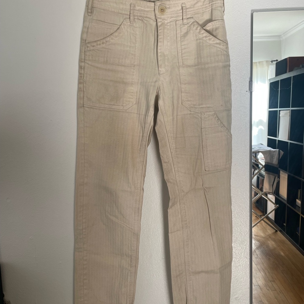 Off-white Anthropologie carpenter pants